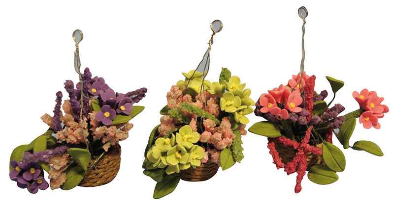 Hangplanten in schaal, per stuk