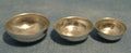Keukenschalen, metaal, 3 stuks