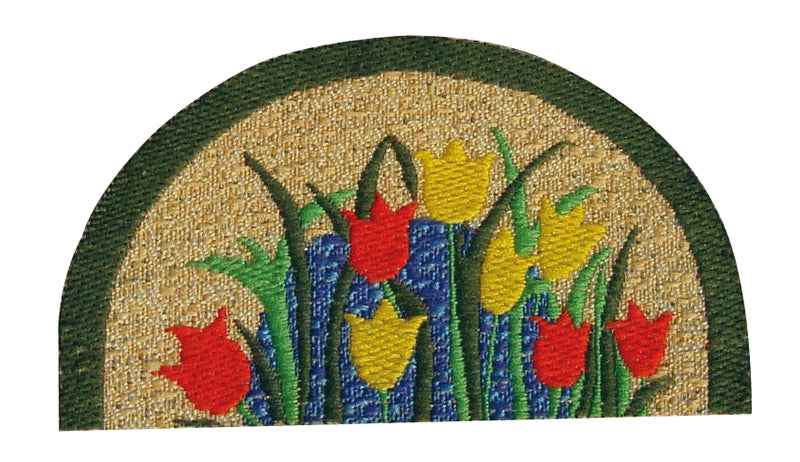 Haardkleed met bloemen