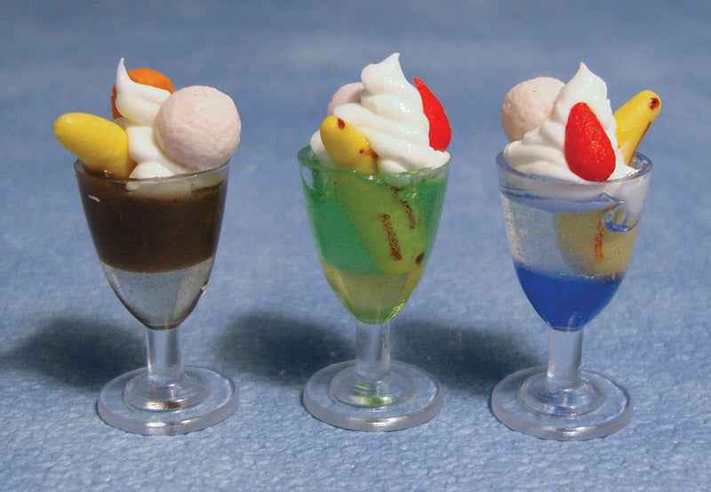 Vruchtensorbet, 3 stuks