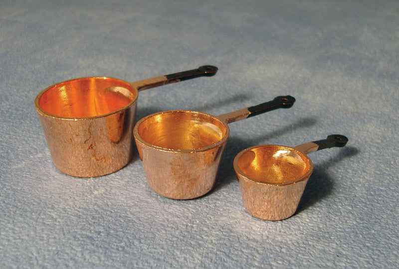 Steelpan koper, 3 stuks