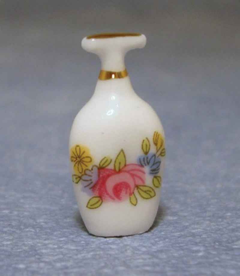 Parfum flesje met roos motief