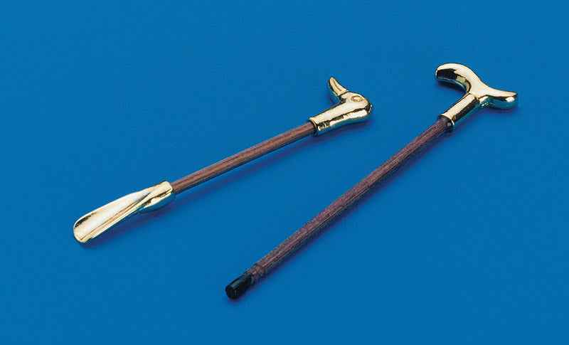 Wandelstok en schoenlepel
