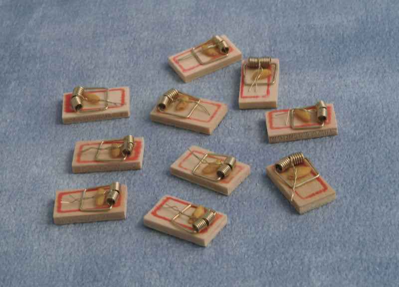 Muizenvallen, 10 stuks