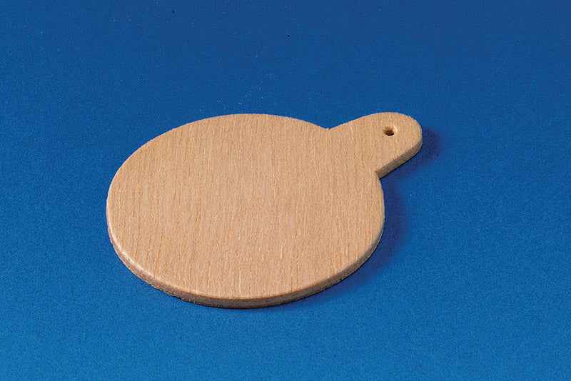 Snijplank, hout, rond model