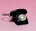 Zwarte telefoon