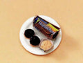 Rol koekjes op bord, handgemaakt artikel
