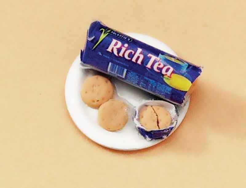 Rol theebiscuit, handgemaakt artikel