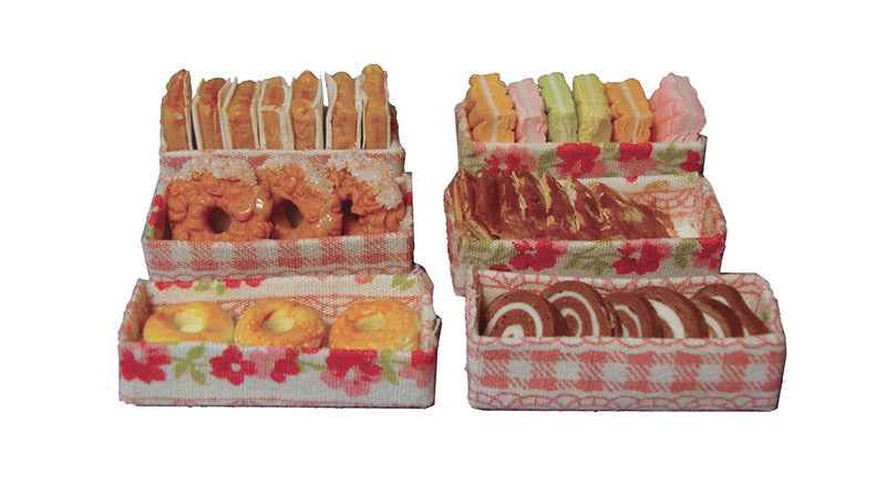 luxe koekjes in doos, 6 stuks
