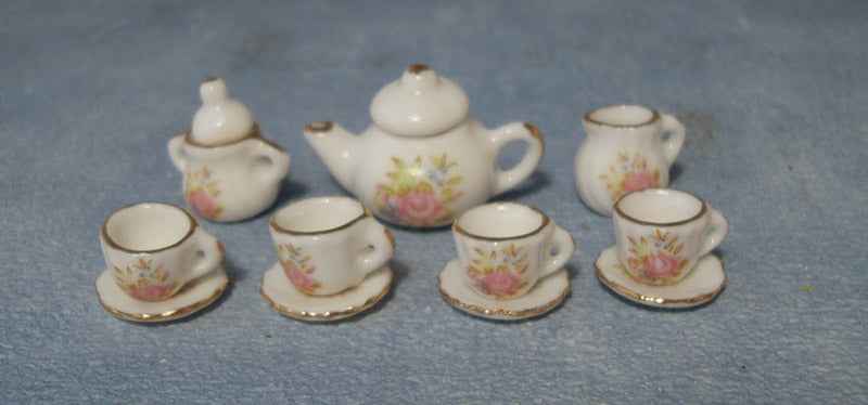 Bloemen thee servies