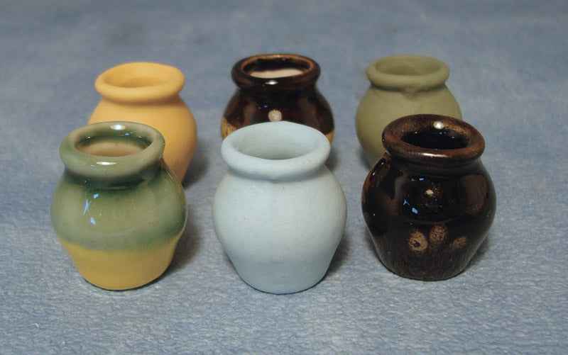 Ronde vazen, 6 stuks