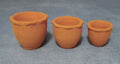 Terracotta Piecrust Pots pk3