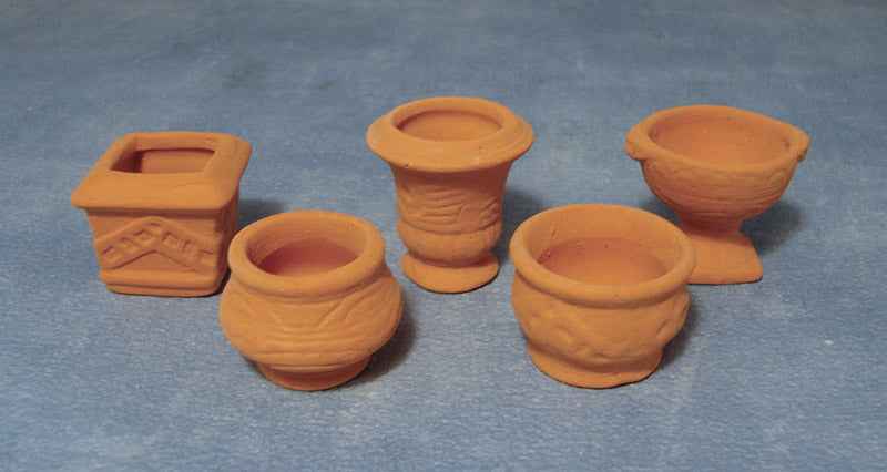 Terracotta Potten, 5 stuks