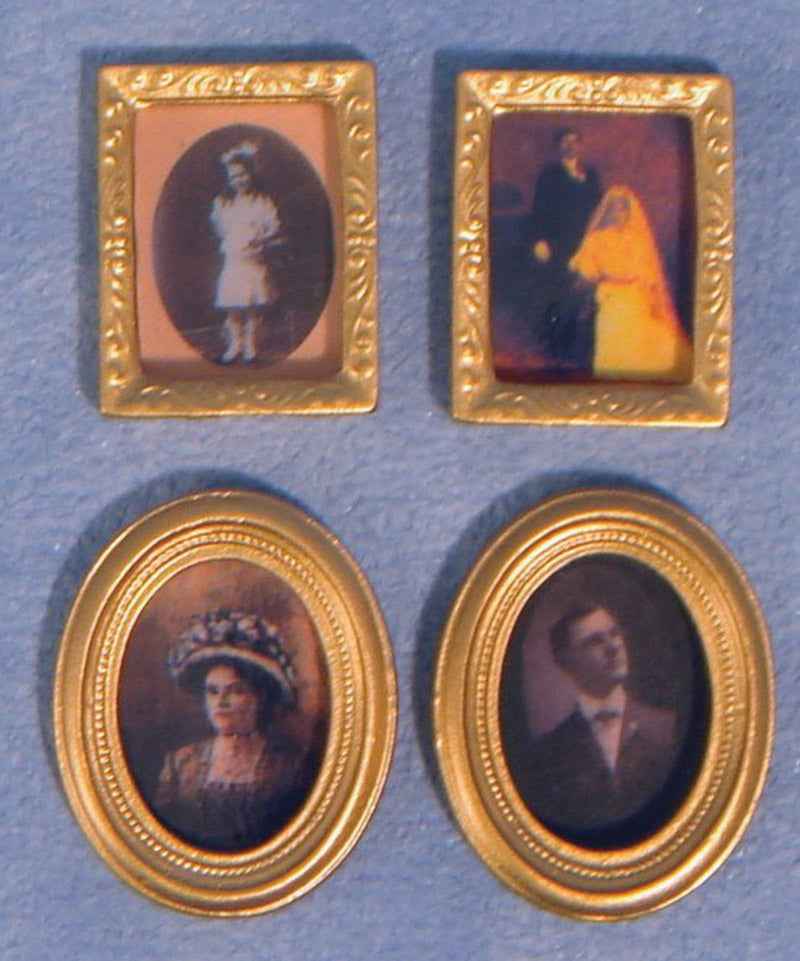 Fotolijst, 2 rechth., 2 ovaal