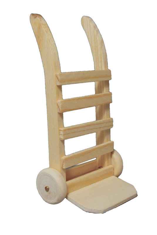Houten steekwagen