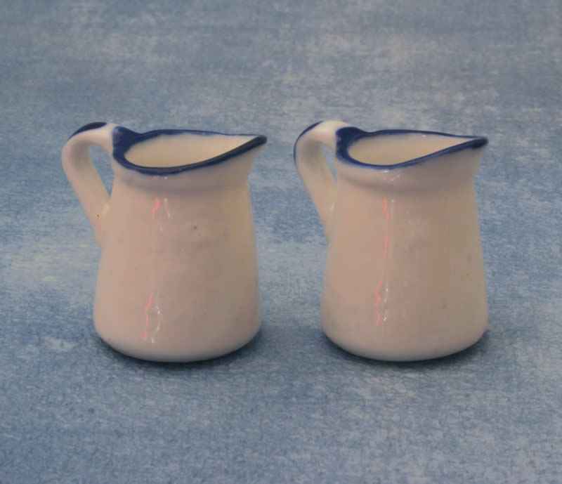Blauw-witte mokken, 2 stuks