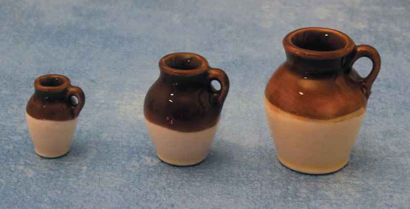 Stenen potten, 3 stuks