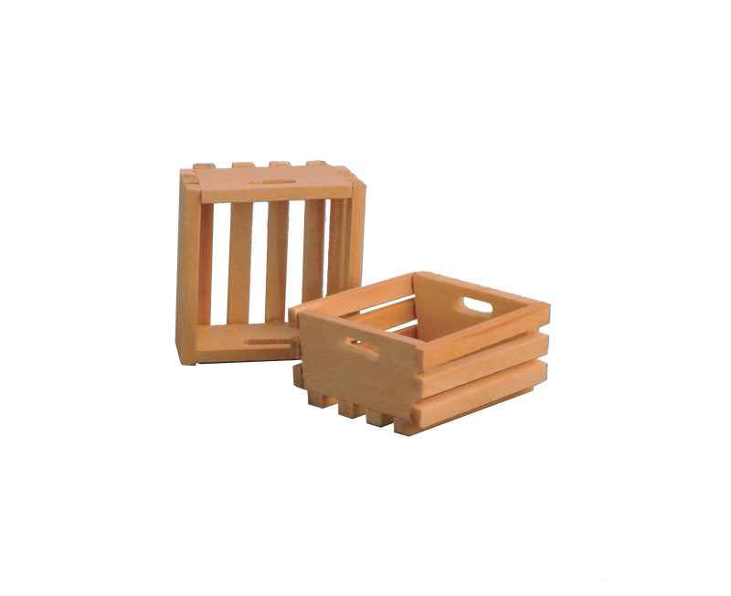 Krat hoog model, 2 stuks