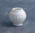 Witte plantenpot