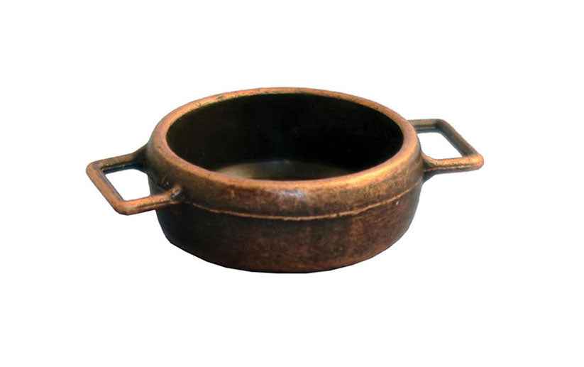 Grote koperen pan