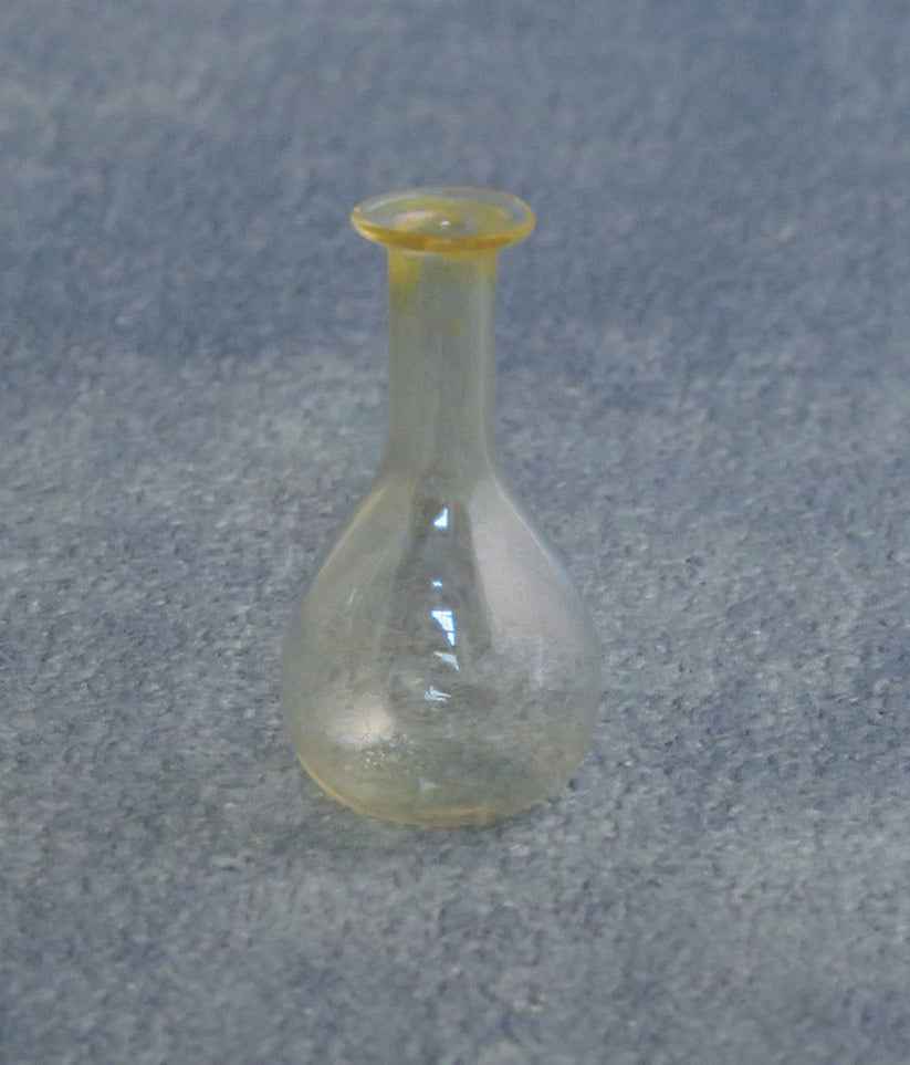Doorzichtige glazen fles