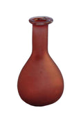 Rode glazen fles