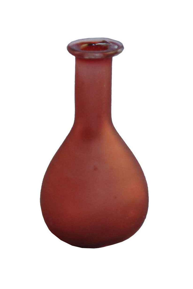 Rode glazen fles