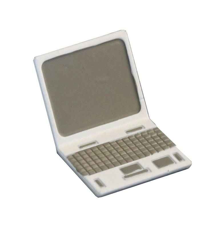 Witte laptop
