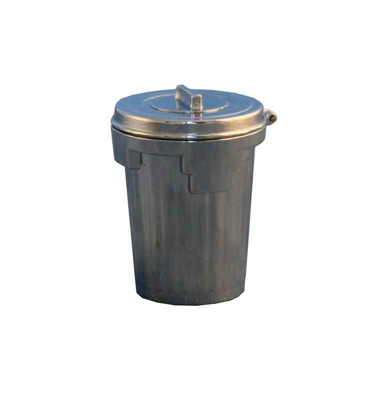 Metalen vuilniston