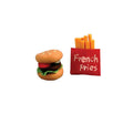 Patat met een burger
