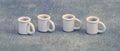 Witte mokken, 4 stuks