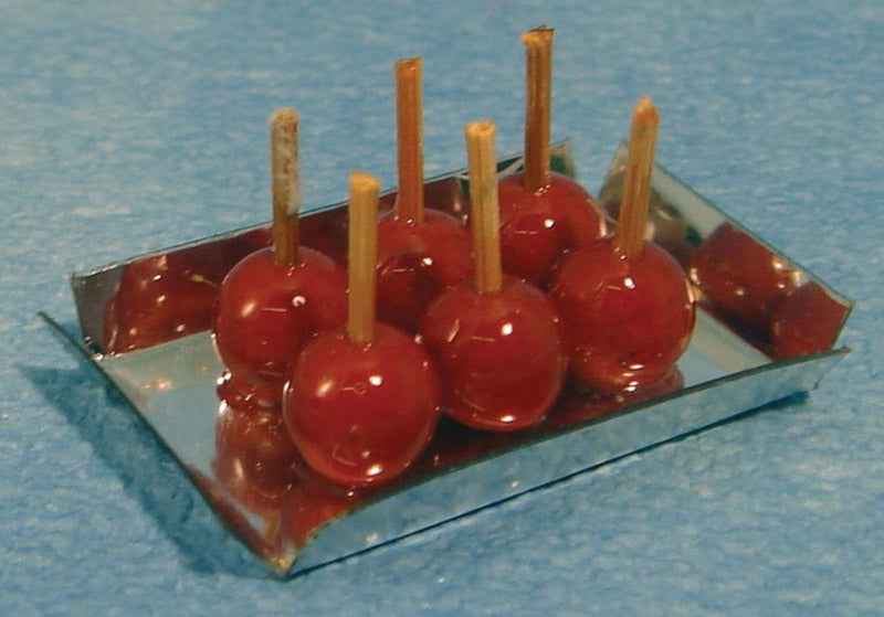 Blad met geglazuurde appels