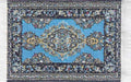 Vloerkleed licht blauw 5 x 7cm