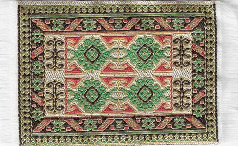 Vloerkleed groen 5 x 7cm