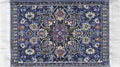 Vloerkleed blauw 5 x 7cm