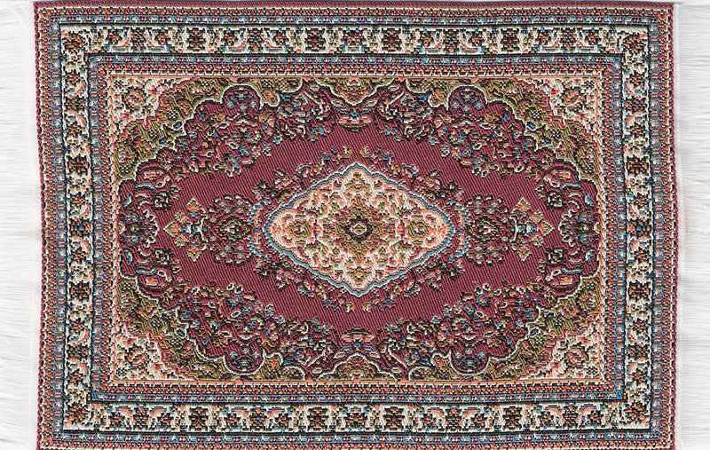 Vloerkleed rood 10 x 14cm
