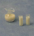 Glazen melk, 6 stuks