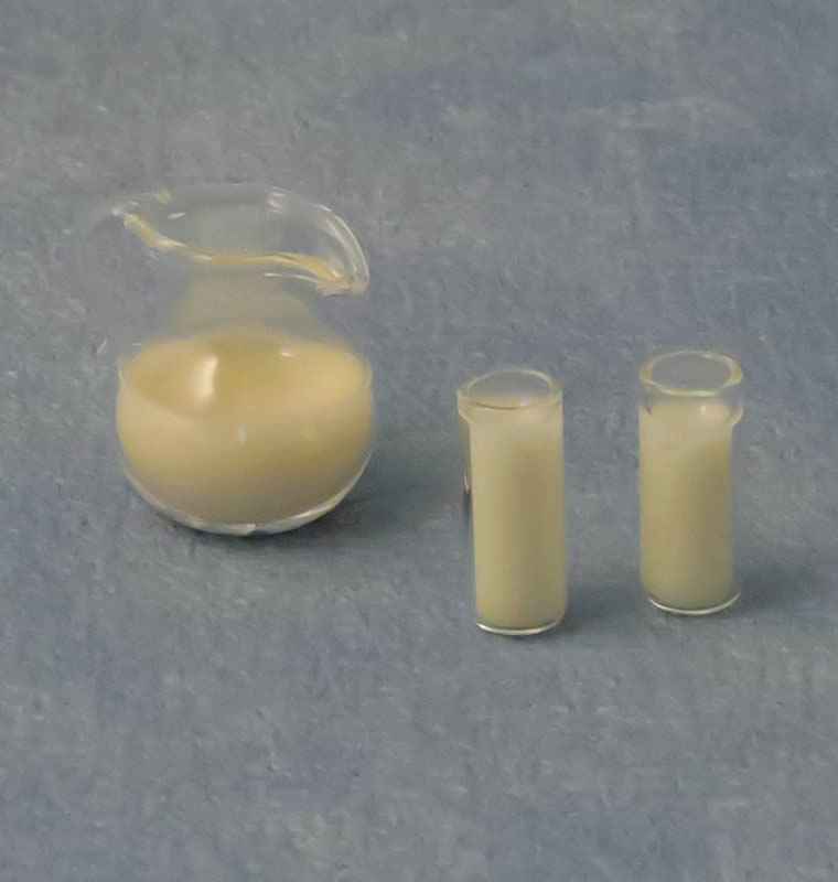 Glazen melk, 6 stuks