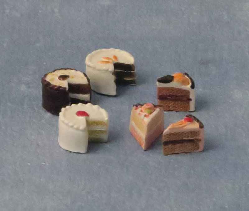 stukjes taart, 6 stuks
