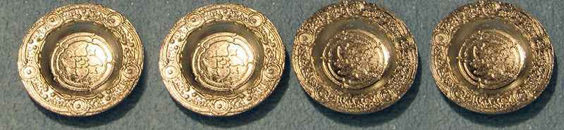 Bord, zilver, per 4 st.