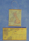 Landkaart, 2 stuks