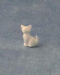 Witte zittende kittens, 6 stuks