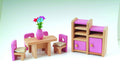 Eetkamer roze