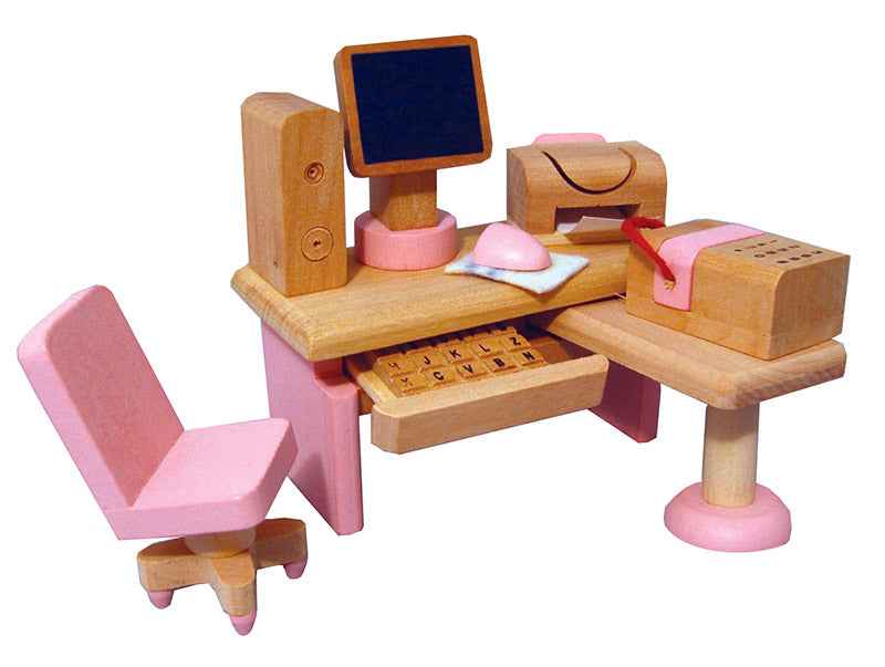 computerkamer set roze