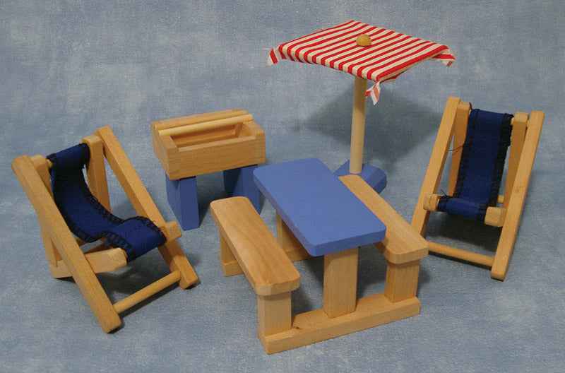 Tuinset blauw