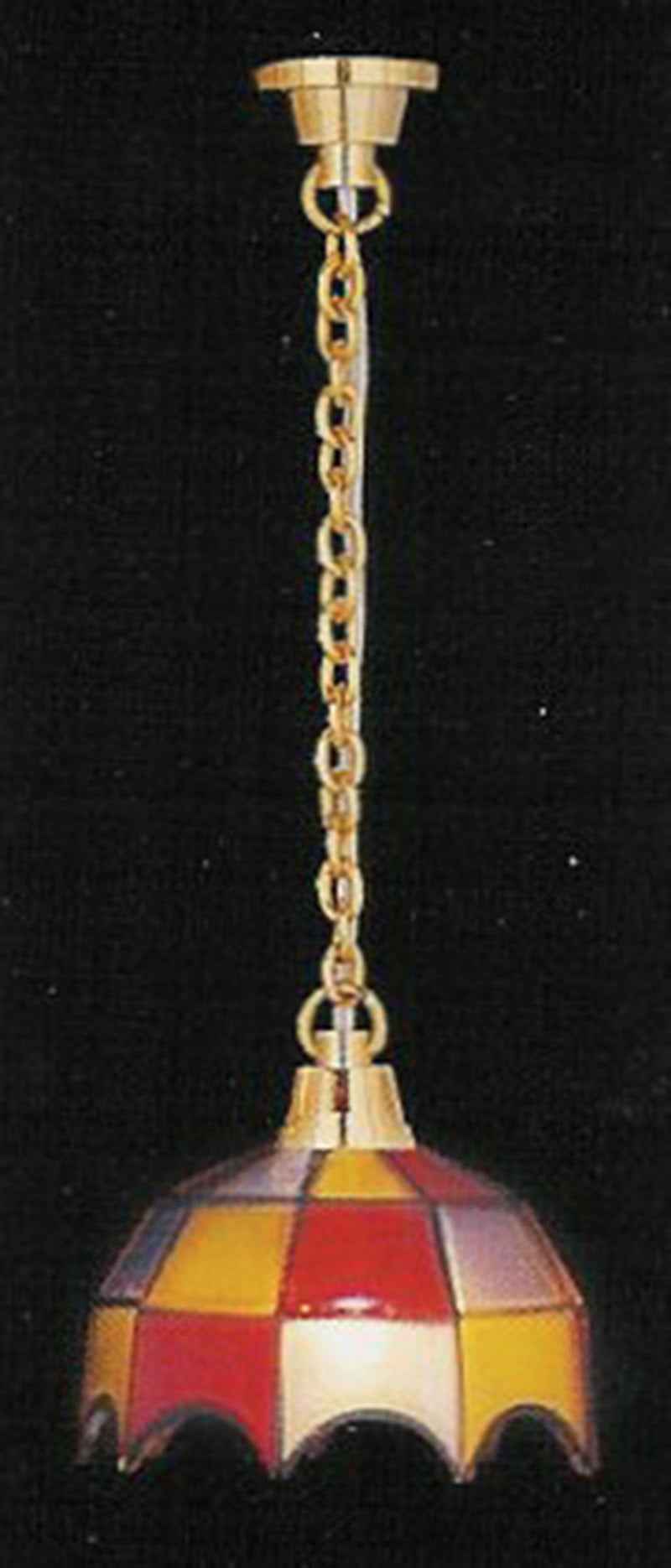 Hanglamp Tiffany gekleurd