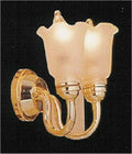 Wandlamp dubbele tulp