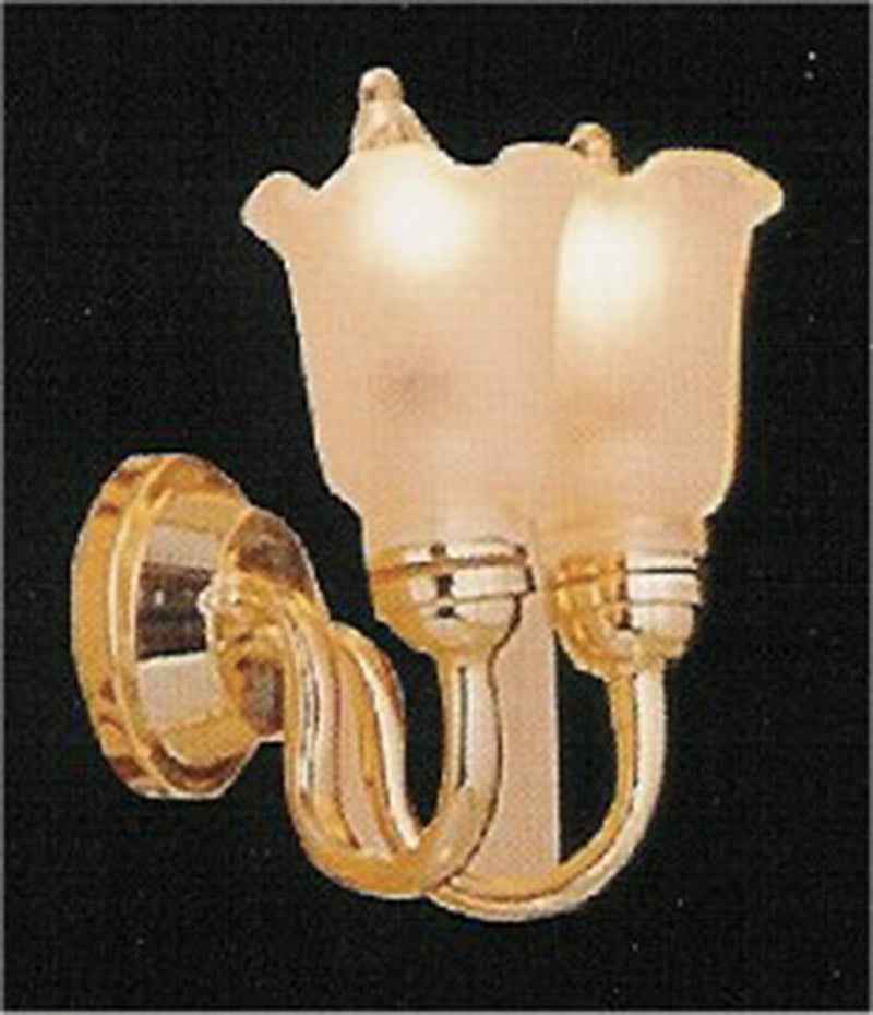 Wandlamp dubbele tulp