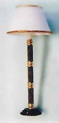 Standard Lamp Wood/Brass