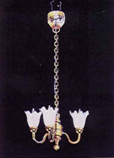 Hanglamp met drie tulpen